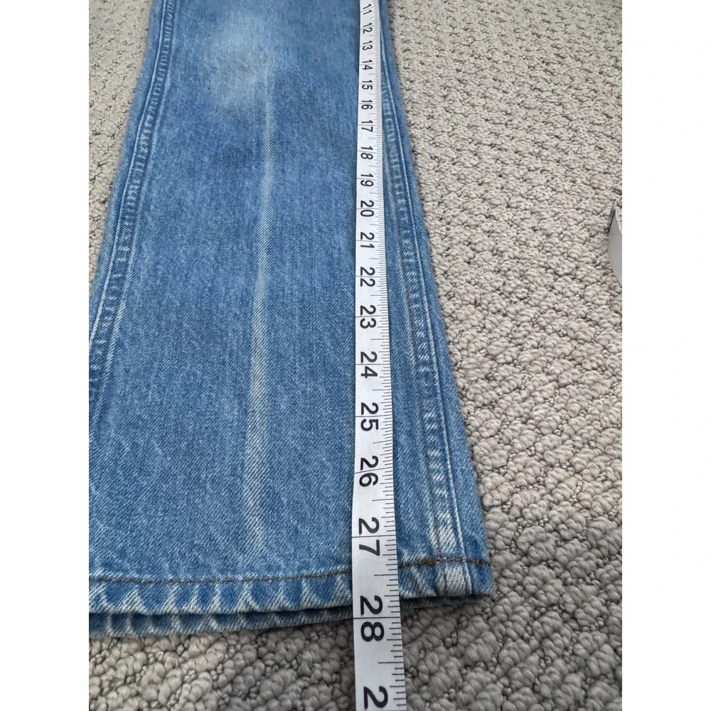 FRAME DENIM LE ITALIEN STRAIGHT JEANS - PURE BLUE‎ SIZE 24 - Picture 12 of 12